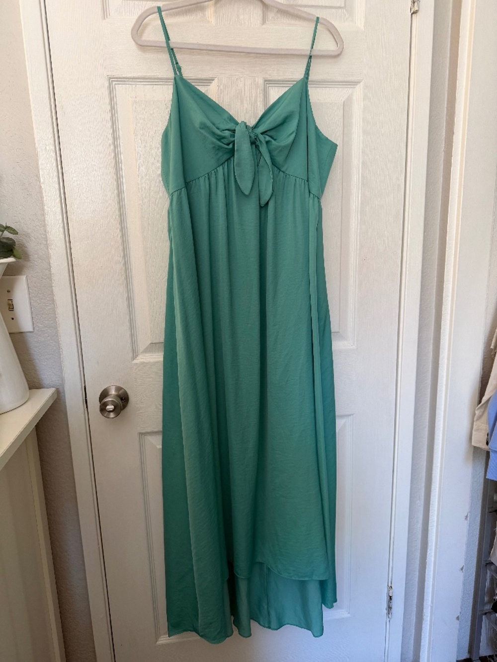 London Times Tie Dress, Size 16, Teal